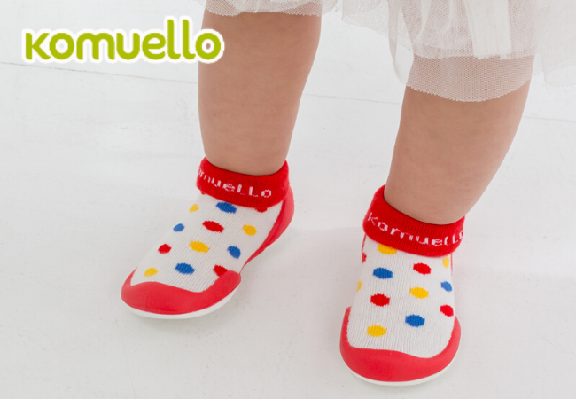 GGOMOOSIN 彩色豆豆學步鞋