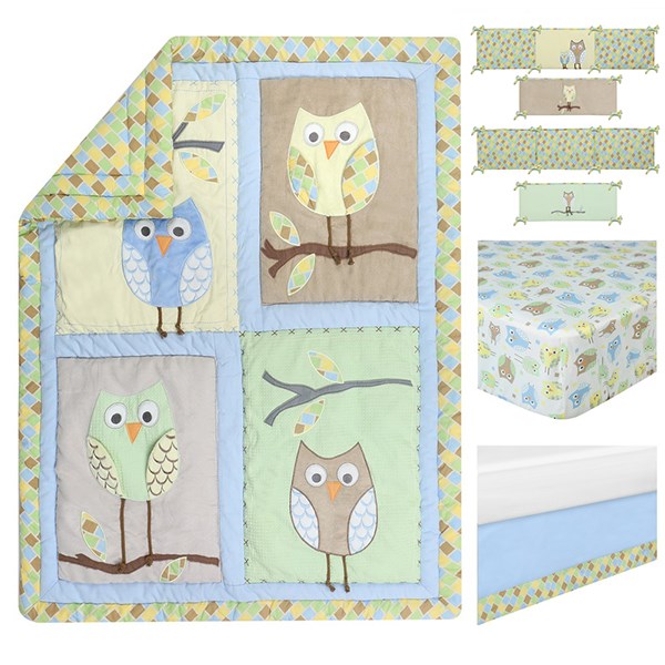 L.a.baby 美式貓頭鷹純棉八件組