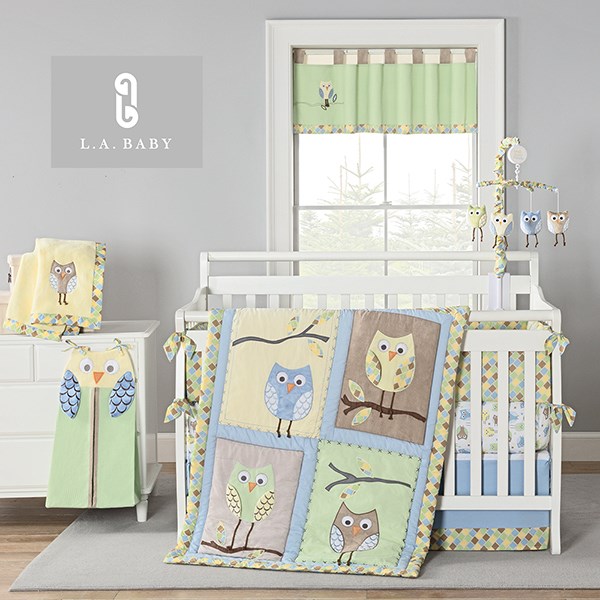 L.a.baby 美式貓頭鷹純棉八件組