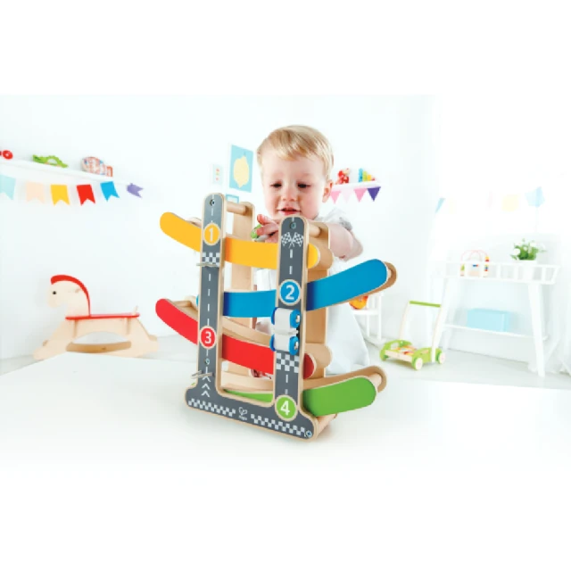 德國Hape 軌道溜溜車(汽車/列車)