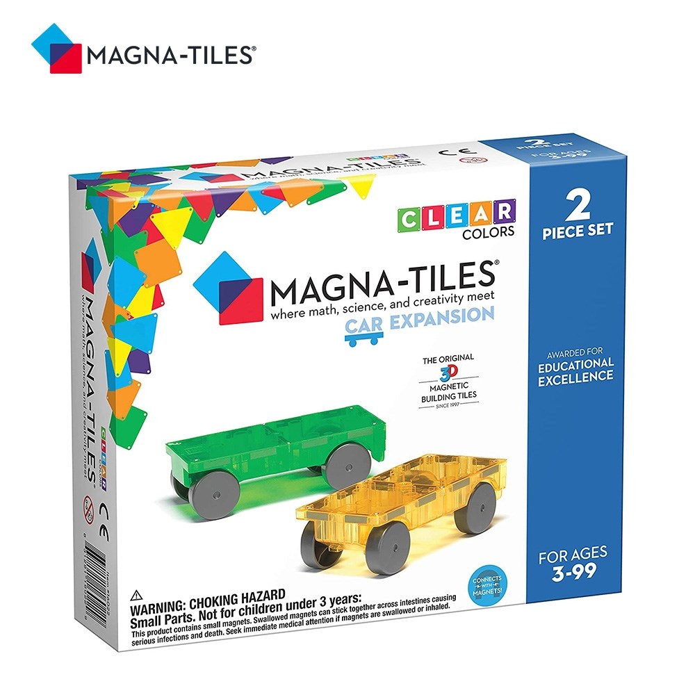 Magna-Tiles磁力積木-汔車補充套組