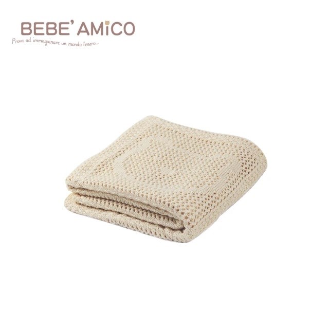 BEBE AMICO 鏤空編織透氣好眠毯 (3色)