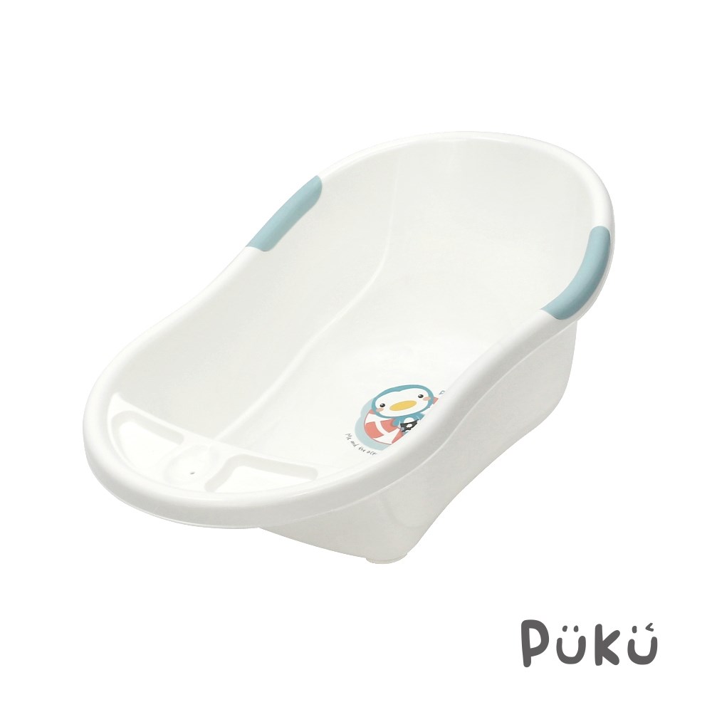 PUKU 藍色企鵝 雙色浴盆-L