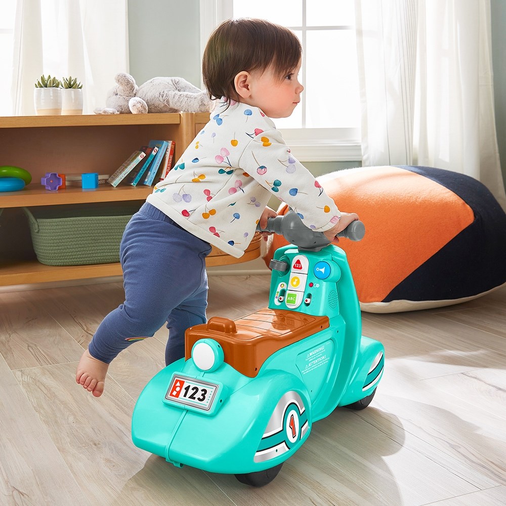 奇哥 Fisher-Price 費雪 復古摩托學步車