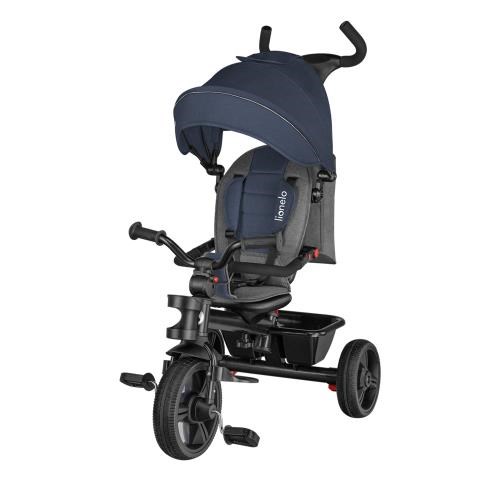 Lionelo Haari 手推幼兒童三輪車 泡泡糖/牛仔藍
