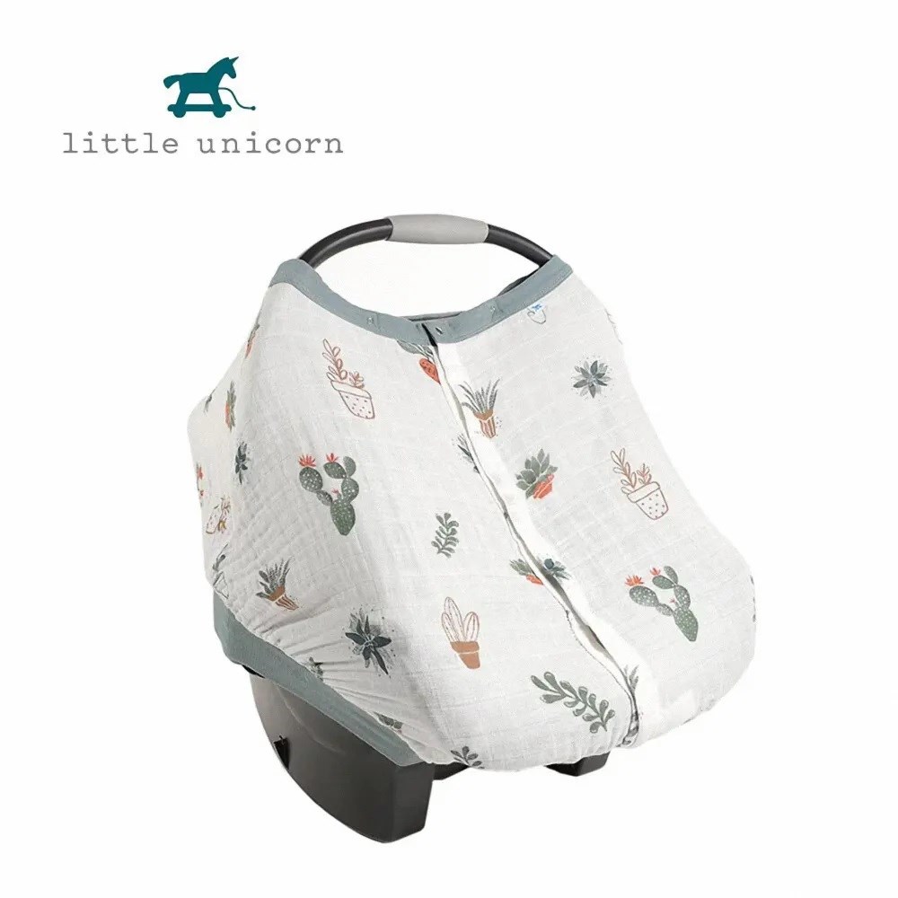 Little Unicorn 純棉紗布提籃罩 2代