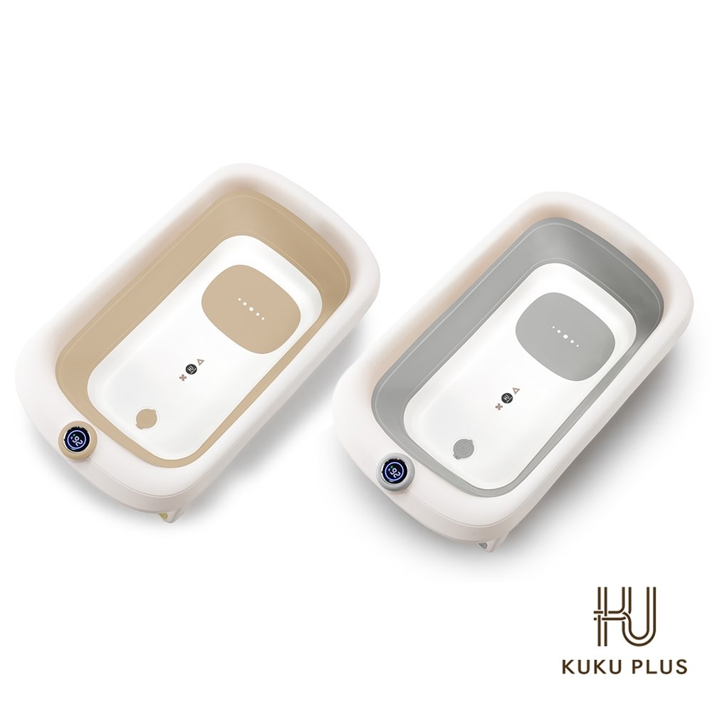 酷咕鴨 KUKU PLUS豪華型感溫摺疊浴盆