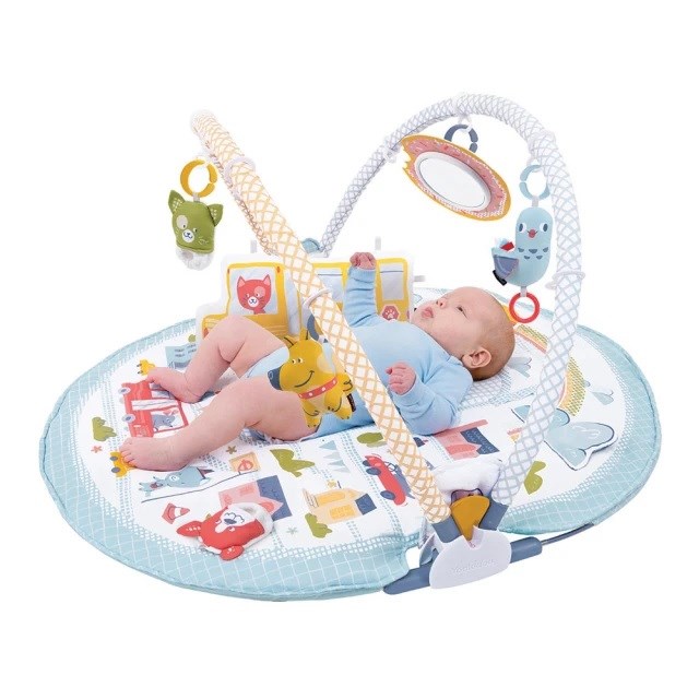 Yookidoo 以色列 動物好朋友/城市遊樂園 三階段健力遊戲墊(彌月禮)