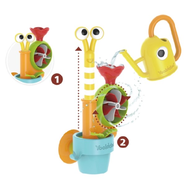 以色列 Yookidoo 捉迷藏花園 洗澡玩具