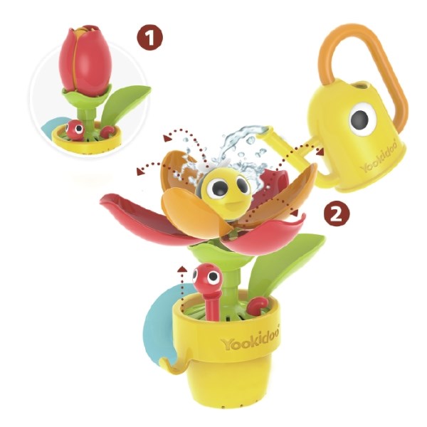 以色列 Yookidoo 捉迷藏花園 洗澡玩具