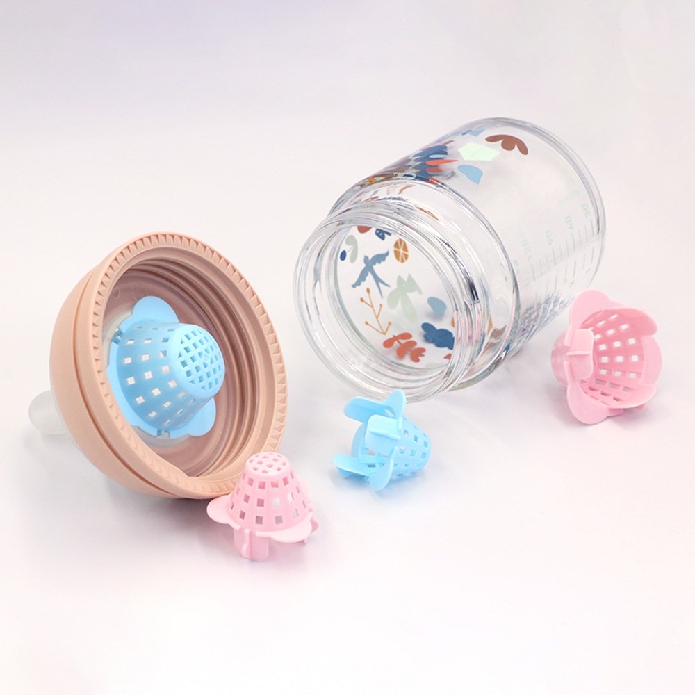 B&G 咯咯奶瓶除泡濾網 3入組 寬口型 (幫助寶寶喝奶不脹氣)