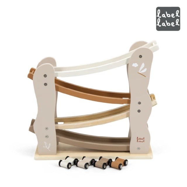 Label Label 小汽車木質軌道組