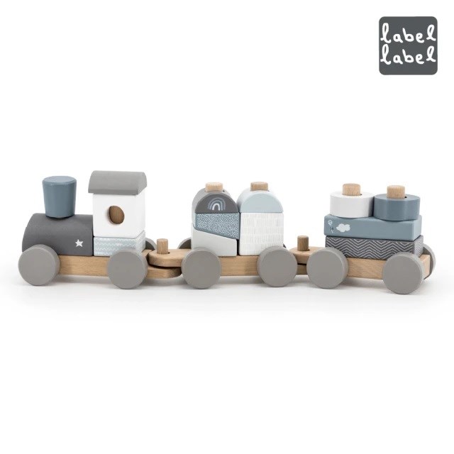 Label Label 木質小火車