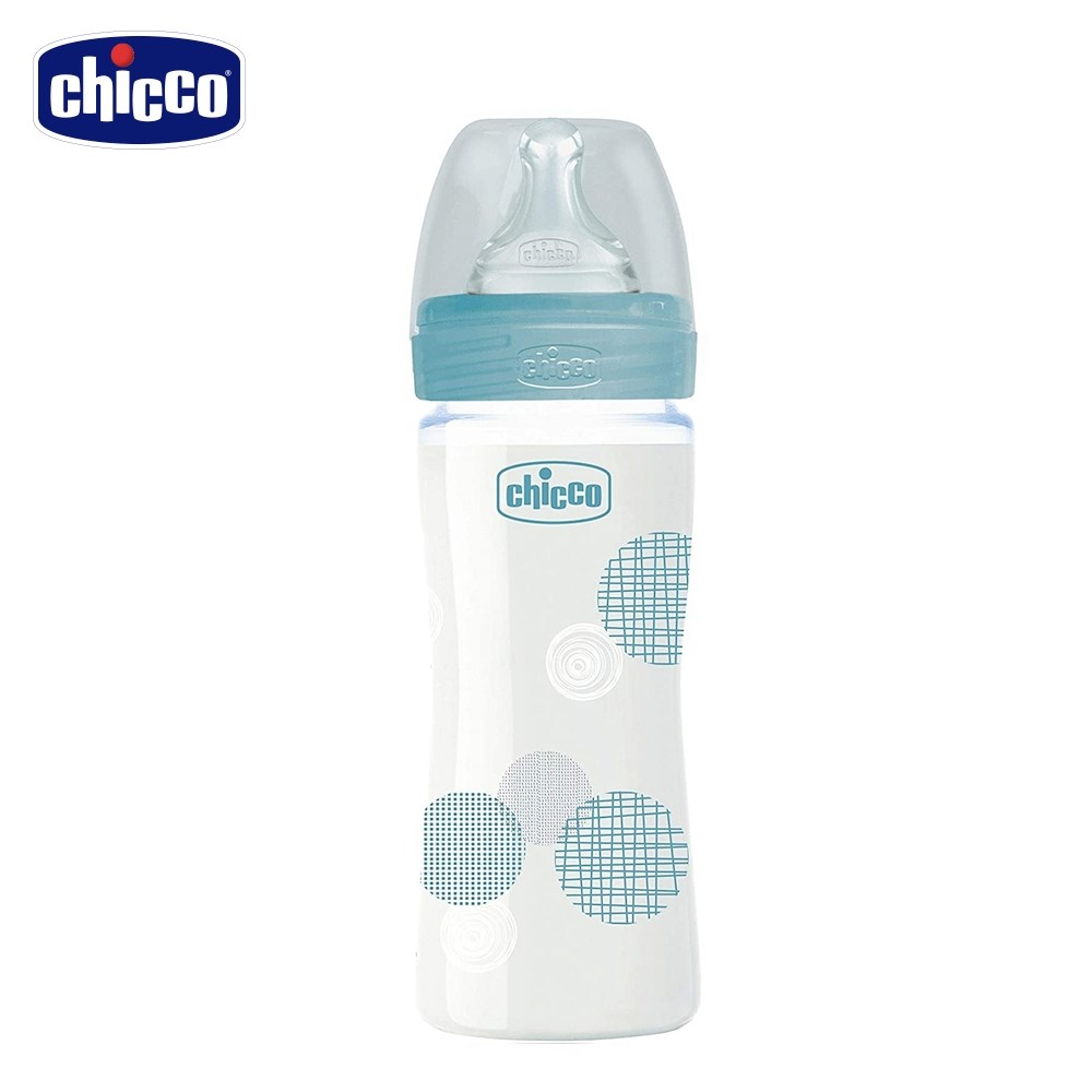 chicco 舒適哺乳-防脹氣玻璃奶瓶