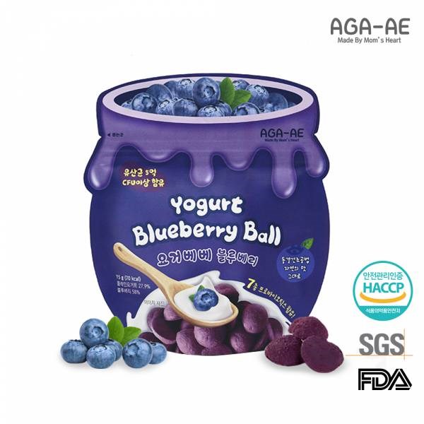  韓國 AGA-AE 益生菌寶寶優格球 15g 口味任選 無添加人工色素 優格餅