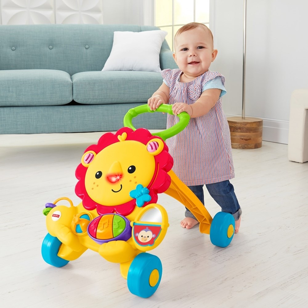 奇哥 Fisher price 費雪 兩用獅子聲光踏步車