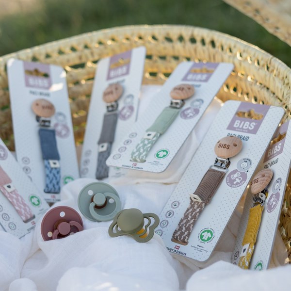 BIBS 丹麥 有機棉 編織奶嘴鏈 Paci Braid系列