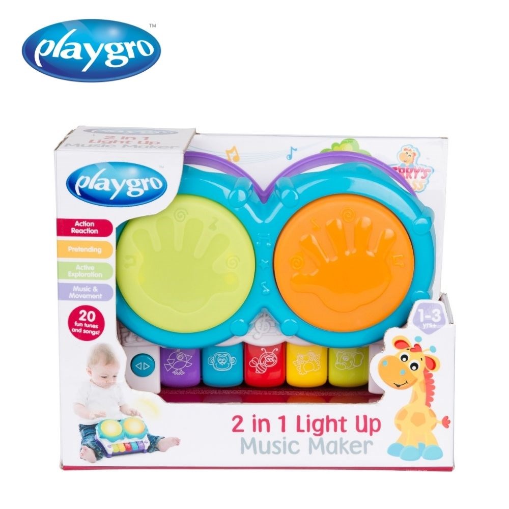 Playgro 培高 二合一聲光小鋼琴