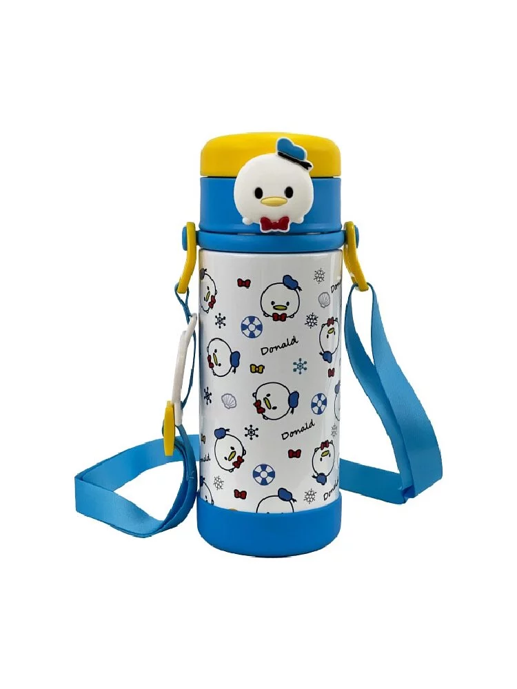 Disney 迪士尼 吸管保溫瓶380ml-揹帶款