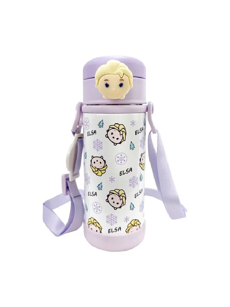 Disney 迪士尼 吸管保溫瓶380ml-揹帶款