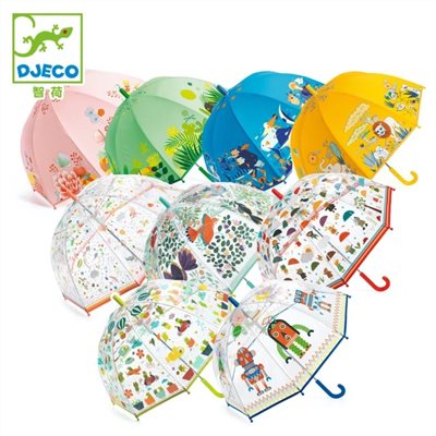 DJECO智荷 藝術插畫雨傘 / 透明雨傘 14款可選