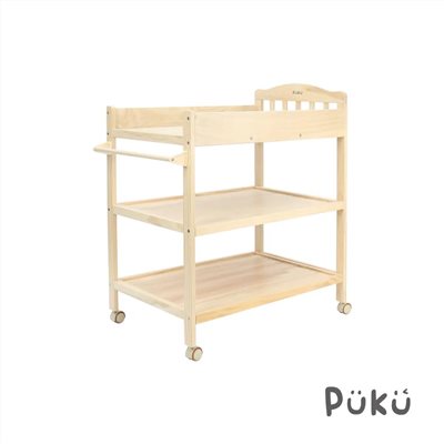 藍色企鵝 Puku BuIsland 布布島實木尿布台 (含防水墊)