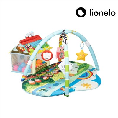 Lionelo 感官啟蒙健力遊戲墊 Imke Plus 夢幻球池 (寶寶健身架  彌月禮)