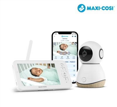  【門市另有折扣】MAXI-COSI SeePro 200萬畫素 附子母屏 嬰兒監視器(哭聲翻譯 人體追蹤)