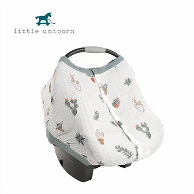 Little Unicorn 純棉紗布提籃罩 2代 多款可選