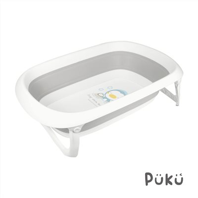 PUKU 藍色企鵝 日光泡泡摺疊浴盆