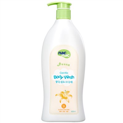 nac nac 草本呵護溫和沐浴精 400ml (含萱草花萃取液)