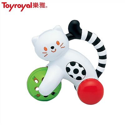 日本《樂雅 Toyroyal》經典小貓搖鈴