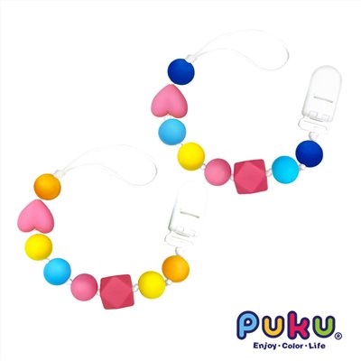 PUKU Baby GaGa糖果安撫防掉鍊 (顏色隨機出貨)