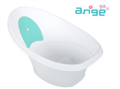 韓國 ANGE 抗菌環抱型安心澡盆(白)(綠)