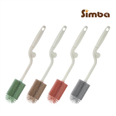 小獅王 simba 辛巴  超柔無垢白金矽膠旋轉奶瓶刷