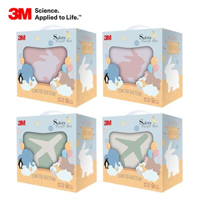 3M 兒童安全防撞地墊-乾燥玫瑰 (32cm x 6片)