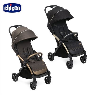 【福利品】chicco Goody XPlus 魔術瞬收手推車輕奢版 高雅黑